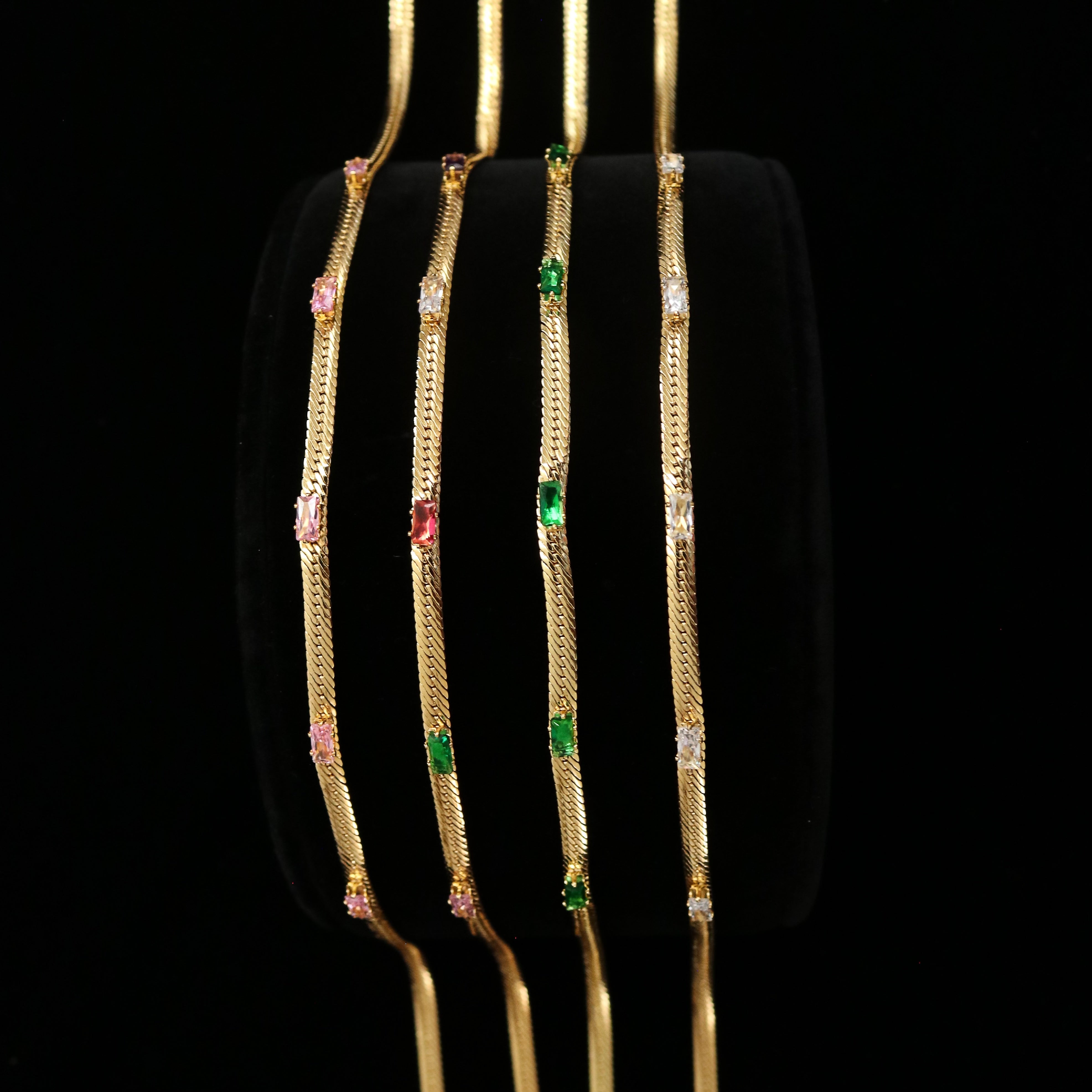 Snake Studded Choker + Snake Studded Bracelet